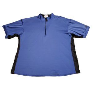 Road Runner 1/4 Running Jersey Shirt Athletic Blue / Black | Men's XL Pre-owned